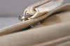 Authentic Christian Dior Vintage Shoulder Hand Tote Bag Leather White 6269I