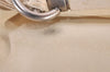 Authentic Christian Dior Vintage Shoulder Hand Tote Bag Leather White 6269I