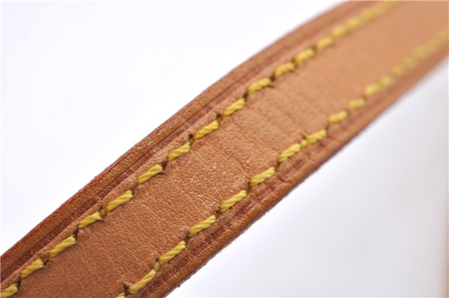 Authentic Louis Vuitton Leather Shoulder Strap Beige 46.9