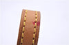 Authentic Louis Vuitton Leather Shoulder Strap Beige 46.9" LV 6270D