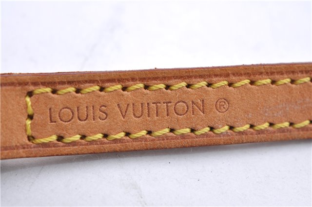 Authentic Louis Vuitton Leather Shoulder Strap Beige 46.9