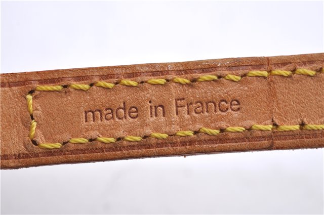 Authentic Louis Vuitton Leather Shoulder Strap Beige 46.9