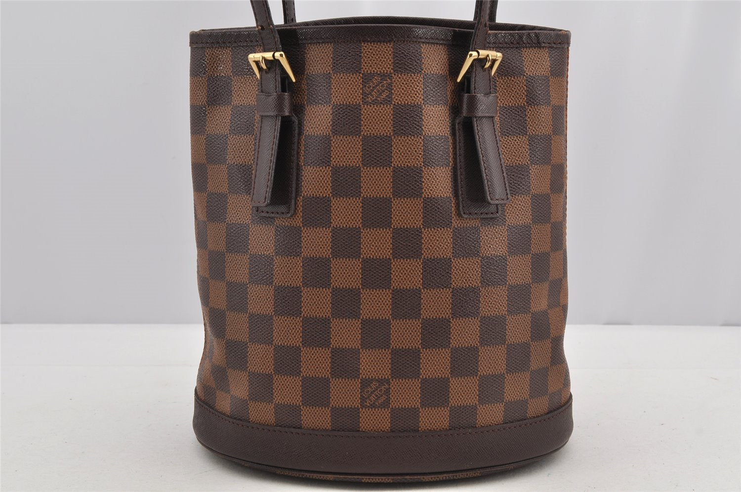 Authentic Louis Vuitton Damier Marais Bucket Shoulder Tote Bag N42240 LV 6270I