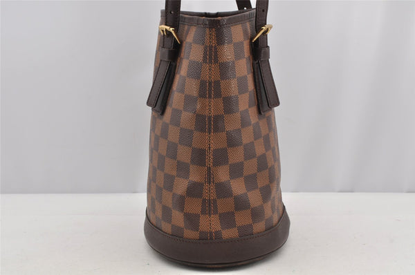 Authentic Louis Vuitton Damier Marais Bucket Shoulder Tote Bag N42240 LV 6270I