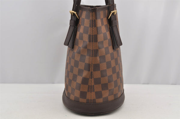 Authentic Louis Vuitton Damier Marais Bucket Shoulder Tote Bag N42240 LV 6270I
