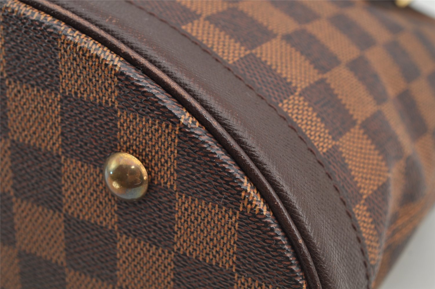 Authentic Louis Vuitton Damier Marais Bucket Shoulder Tote Bag N42240 LV 6270I