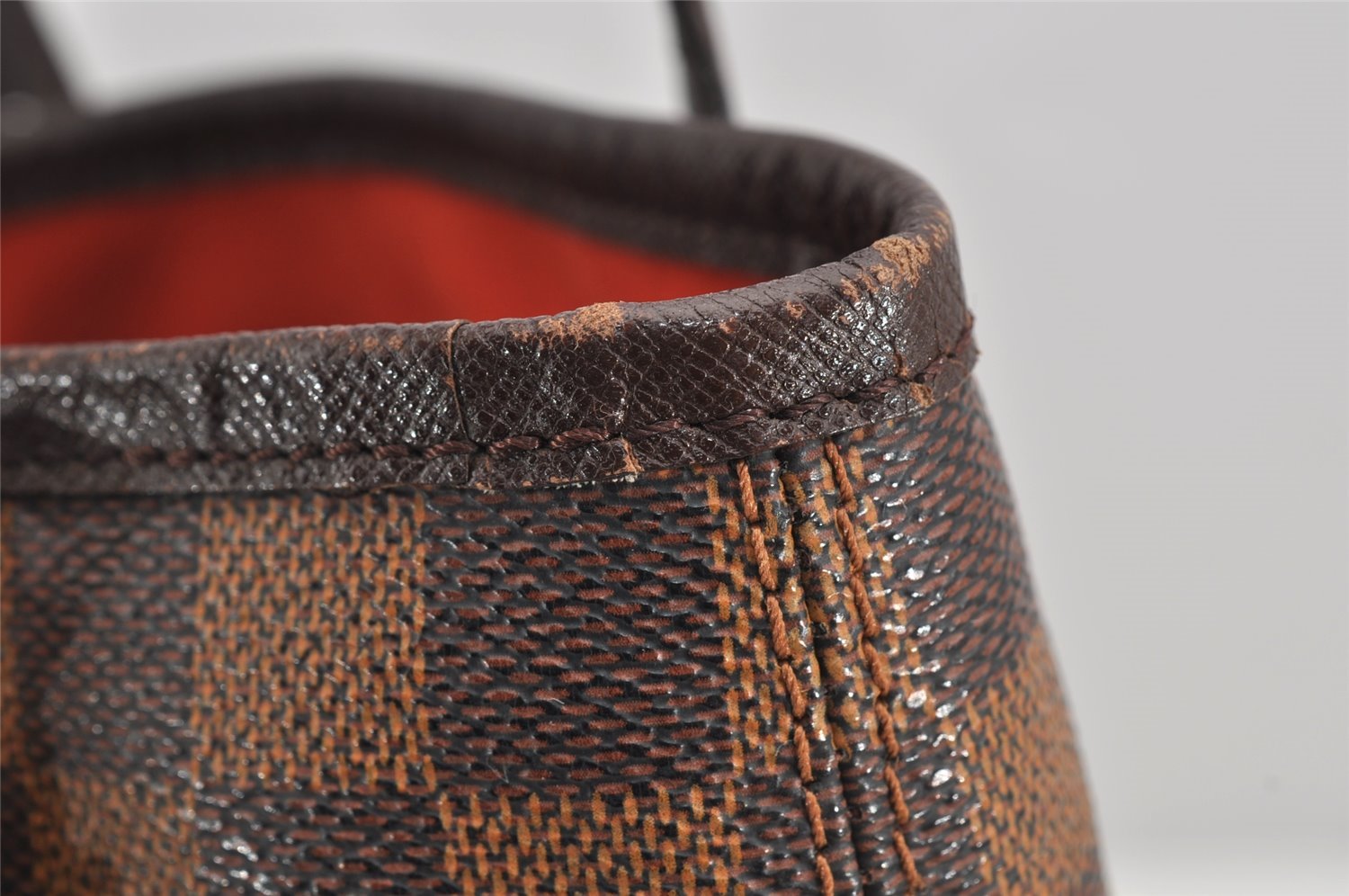 Authentic Louis Vuitton Damier Marais Bucket Shoulder Tote Bag N42240 LV 6270I