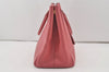 Authentic PRADA Vintage Saffiano Leather Shoulder Hand Tote Bag Pink 6271I