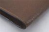 Authentic GUCCI Vintage Business Documents Case Clutch Bag Leather Brown 6272D