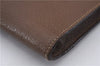 Authentic GUCCI Vintage Business Documents Case Clutch Bag Leather Brown 6272D