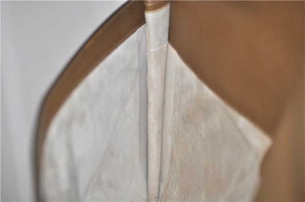 Authentic GUCCI Vintage Business Documents Case Clutch Bag Leather Brown 6272D