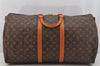 Authentic Louis Vuitton Monogram Keepall Bandouliere 55 M41414 Boston Bag 6272I