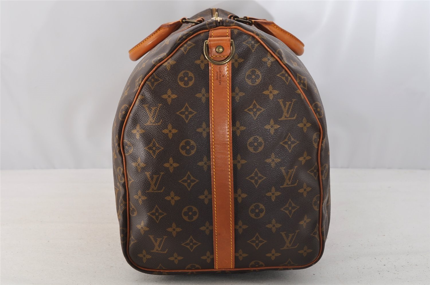 Authentic Louis Vuitton Monogram Keepall Bandouliere 55 M41414 Boston Bag 6272I