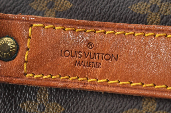 Authentic Louis Vuitton Monogram Keepall Bandouliere 55 M41414 Boston Bag 6272I