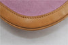 Authentic GUCCI Shoulder Hand Bag Suede Leather 0014128 Pink Brown 6274D