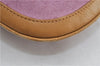Authentic GUCCI Shoulder Hand Bag Suede Leather 0014128 Pink Brown 6274D