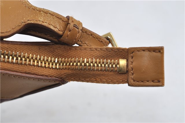 Authentic GUCCI Shoulder Hand Bag Suede Leather 0014128 Pink Brown 6274D