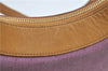Authentic GUCCI Shoulder Hand Bag Suede Leather 0014128 Pink Brown 6274D