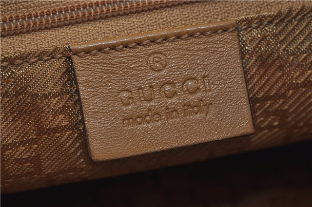 Authentic GUCCI Shoulder Hand Bag Suede Leather 0014128 Pink Brown 6274D