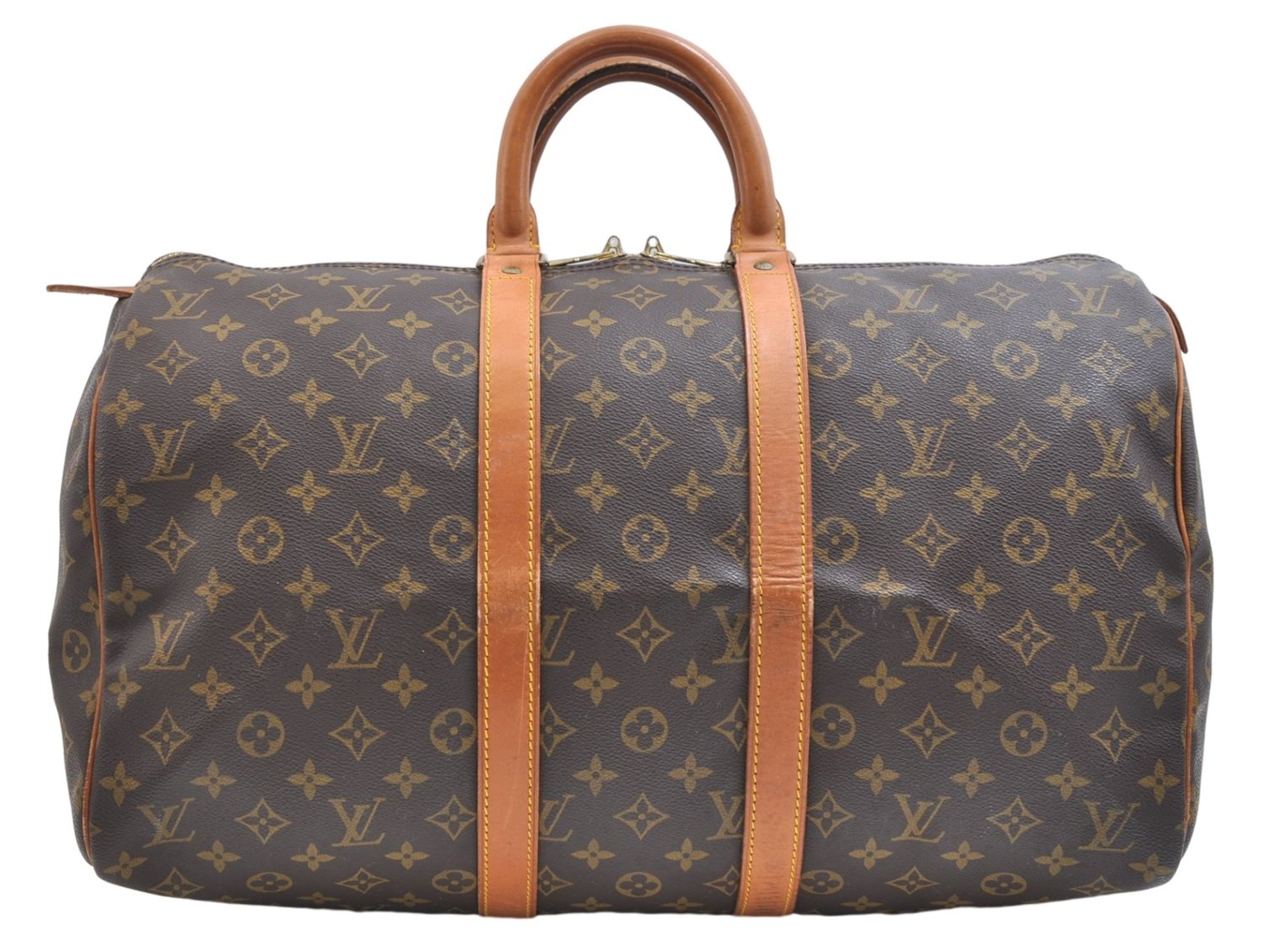 Authentic Louis Vuitton Monogram Keepall 45 Travel Boston Bag M41428 LV 6274E