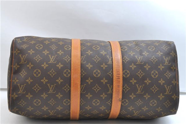 Authentic Louis Vuitton Monogram Keepall 45 Travel Boston Bag M41428 LV 6274E