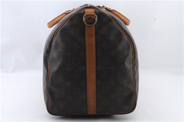 Auth LOUIS VUITTON Monogram Keepall Bandouliere 55 Boston Bag M41414 LV 6275C