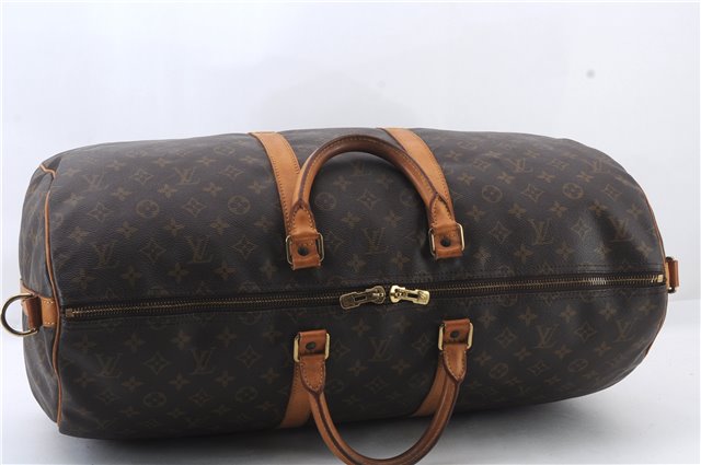 Auth LOUIS VUITTON Monogram Keepall Bandouliere 55 Boston Bag M41414 LV 6275C