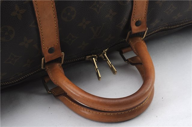 Auth LOUIS VUITTON Monogram Keepall Bandouliere 55 Boston Bag M41414 LV 6275C