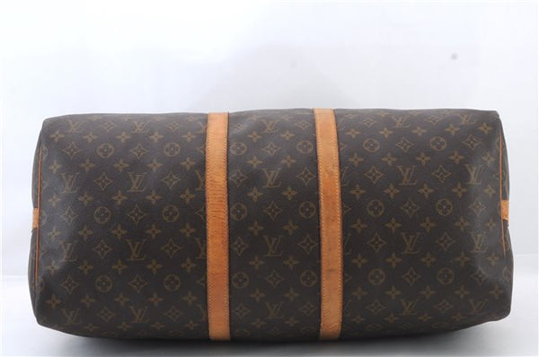 Auth LOUIS VUITTON Monogram Keepall Bandouliere 55 Boston Bag M41414 LV 6275C