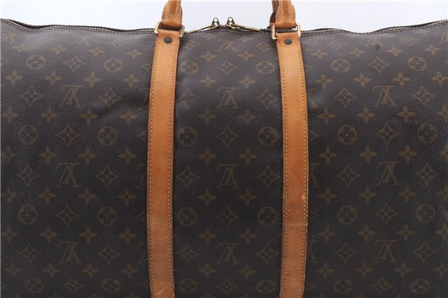 Auth LOUIS VUITTON Monogram Keepall Bandouliere 55 Boston Bag M41414 LV 6275C