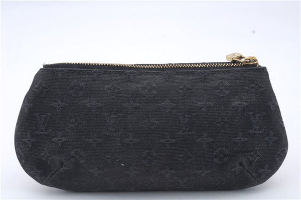 Authentic Louis Vuitton Monogram Mini Anne Sophie Pouch Navy M92697 LV 6275D