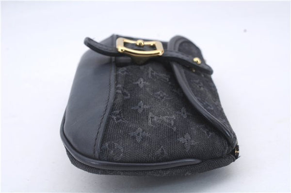 Authentic Louis Vuitton Monogram Mini Anne Sophie Pouch Navy M92697 LV 6275D