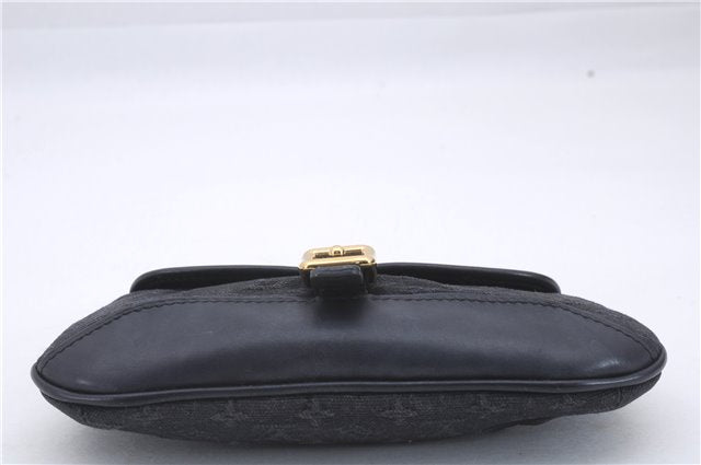 Authentic Louis Vuitton Monogram Mini Anne Sophie Pouch Navy M92697 LV 6275D