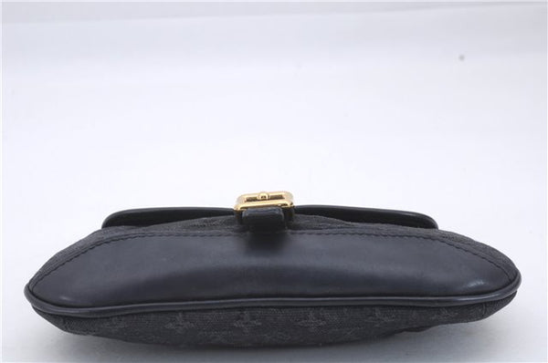 Authentic Louis Vuitton Monogram Mini Anne Sophie Pouch Navy M92697 LV 6275D