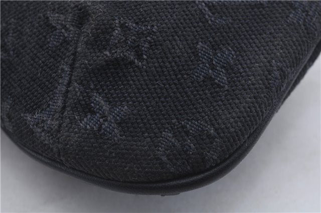 Authentic Louis Vuitton Monogram Mini Anne Sophie Pouch Navy M92697 LV 6275D