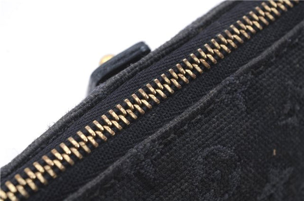 Authentic Louis Vuitton Monogram Mini Anne Sophie Pouch Navy M92697 LV 6275D