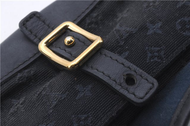 Authentic Louis Vuitton Monogram Mini Anne Sophie Pouch Navy M92697 LV 6275D