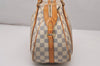 Authentic Louis Vuitton Damier Azur Stresa PM Shoulder Bag N42220 LV 6275I