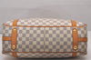 Authentic Louis Vuitton Damier Azur Stresa PM Shoulder Bag N42220 LV 6275I