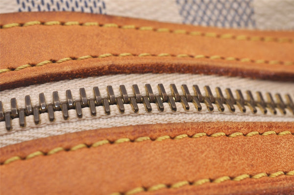 Authentic Louis Vuitton Damier Azur Stresa PM Shoulder Bag N42220 LV 6275I