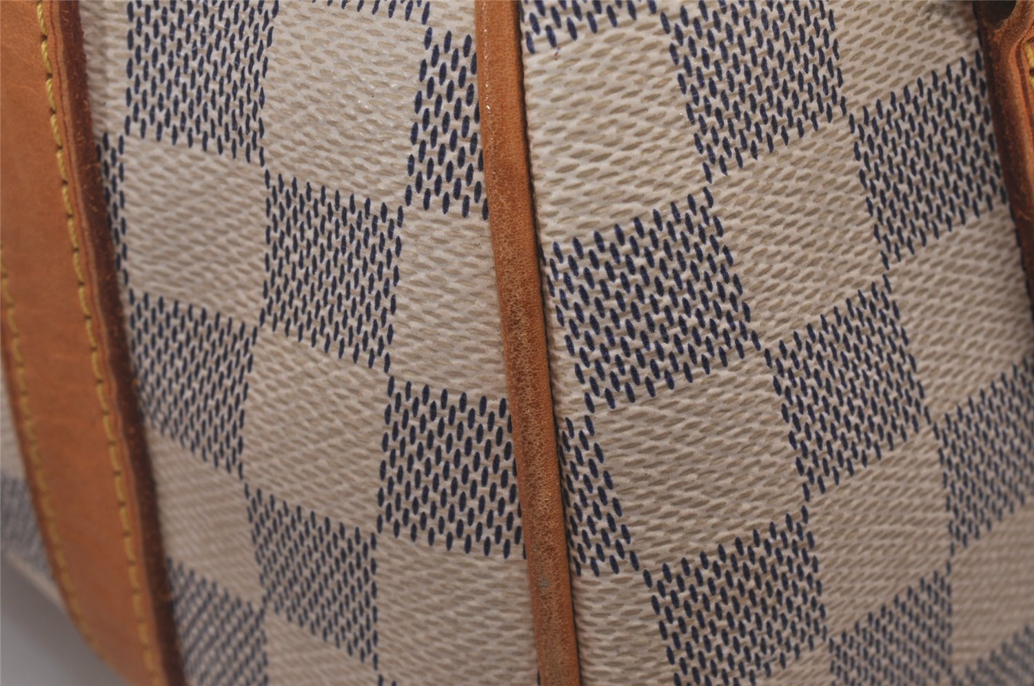 Authentic Louis Vuitton Damier Azur Stresa PM Shoulder Bag N42220 LV 6275I