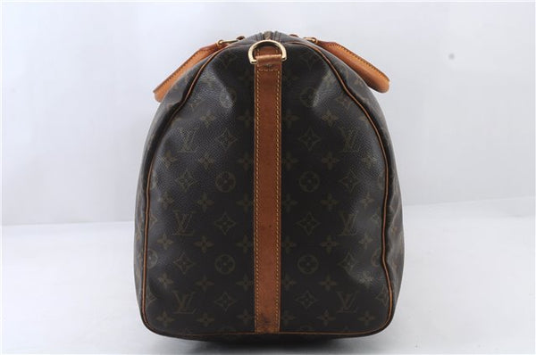 Auth LOUIS VUITTON Monogram Keepall Bandouliere 55 Boston Bag M41414 LV 6276C