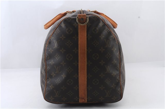 Auth LOUIS VUITTON Monogram Keepall Bandouliere 55 Boston Bag M41414 LV 6276C