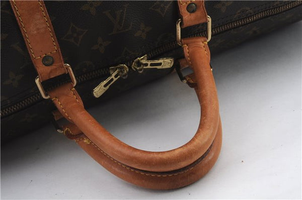 Auth LOUIS VUITTON Monogram Keepall Bandouliere 55 Boston Bag M41414 LV 6276C