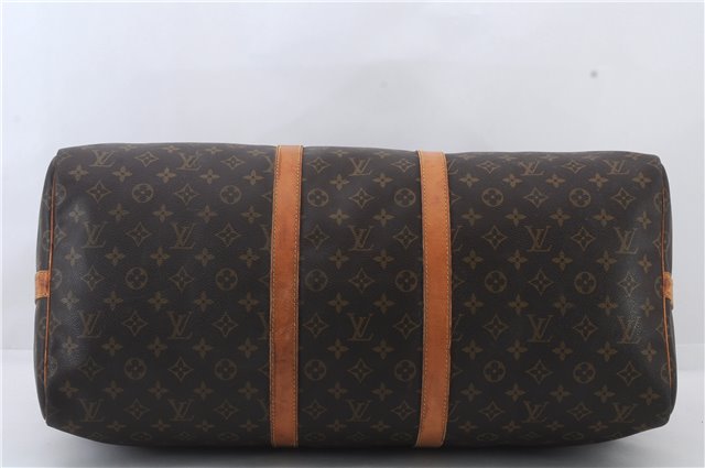 Auth LOUIS VUITTON Monogram Keepall Bandouliere 55 Boston Bag M41414 LV 6276C