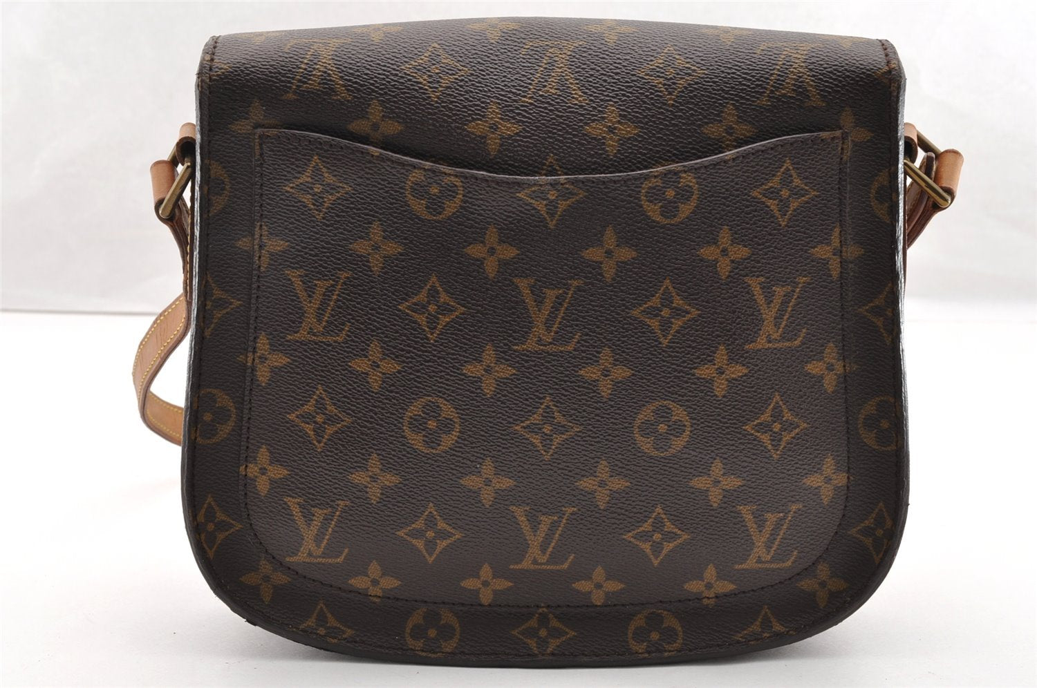 Authentic Louis Vuitton Monogram Saint Cloud GM M51242 Shoulder Cross Bag 6276I