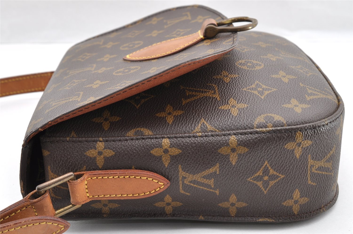 Authentic Louis Vuitton Monogram Saint Cloud GM M51242 Shoulder Cross Bag 6276I