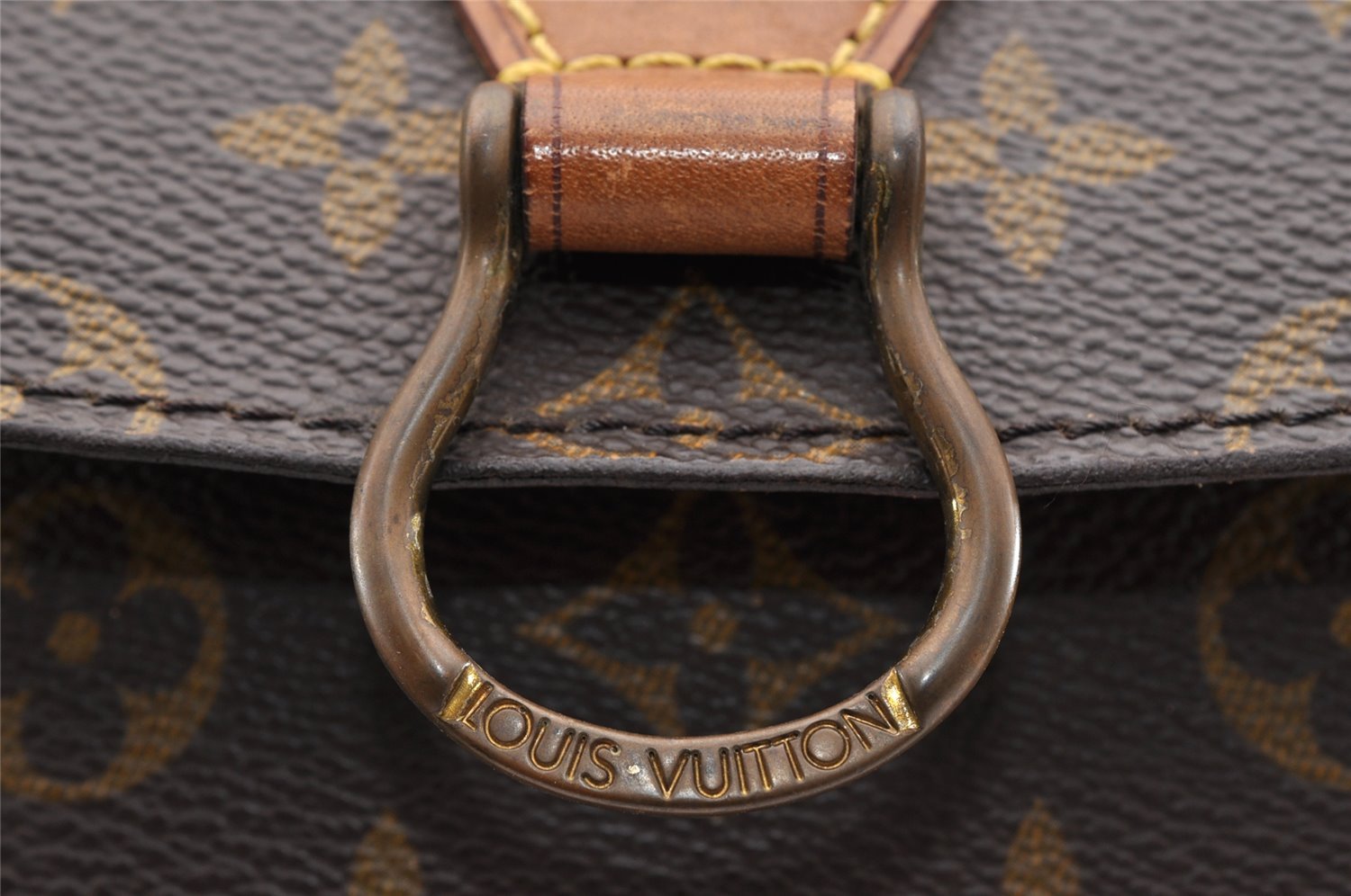 Authentic Louis Vuitton Monogram Saint Cloud GM M51242 Shoulder Cross Bag 6276I