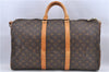 Auth Louis Vuitton Monogram Keepall Bandouliere 50 Boston Bag M41416 Junk 6277B