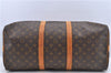 Auth Louis Vuitton Monogram Keepall Bandouliere 50 Boston Bag M41416 Junk 6277B